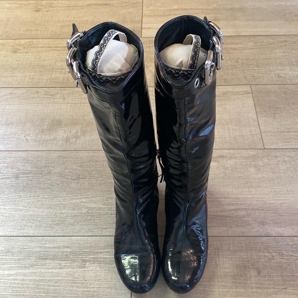 Miu Miu Patent Leather Rainboots